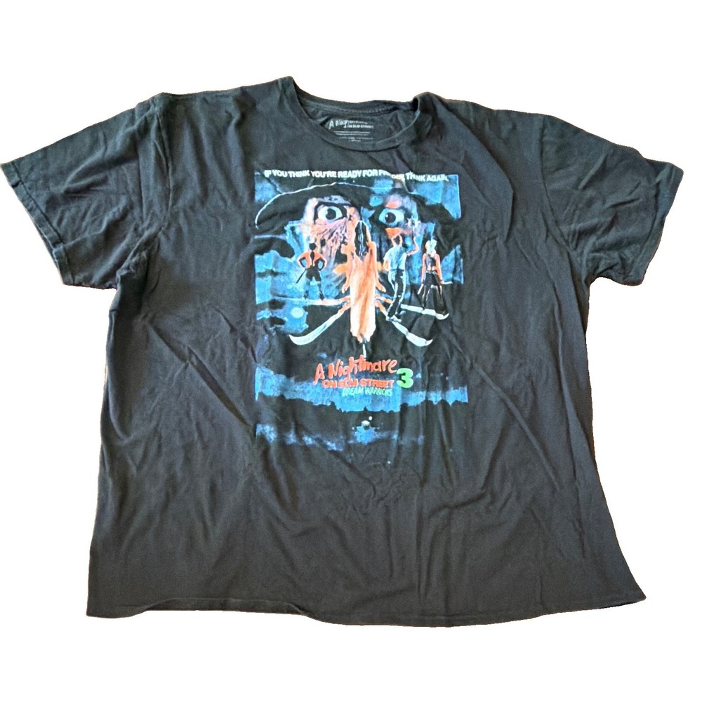 A Nightmare on Elm Street 3 Dream Warriors T Shirt 3XL Freddy Krueger Horror